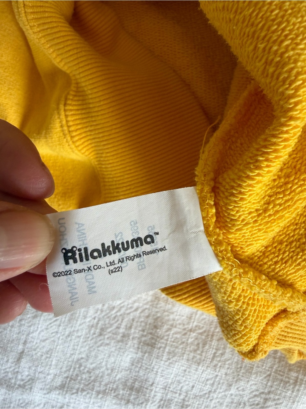 Rilakkuma Yellow Graphic Crewneck Sweater - Picture 6 of 9